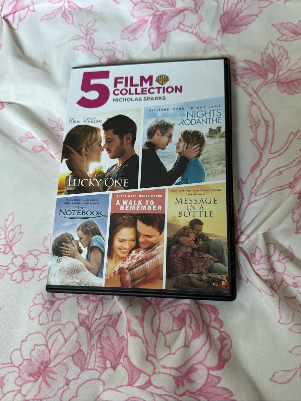 5 Film Collection Nicholas Sparks DVD - White/Pink Cover